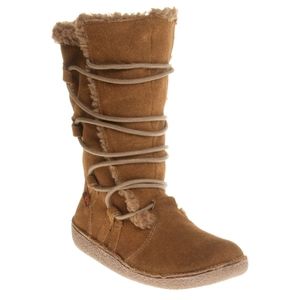 *Rare! Rocket Dog "hazel" lace-up Sherpa boots